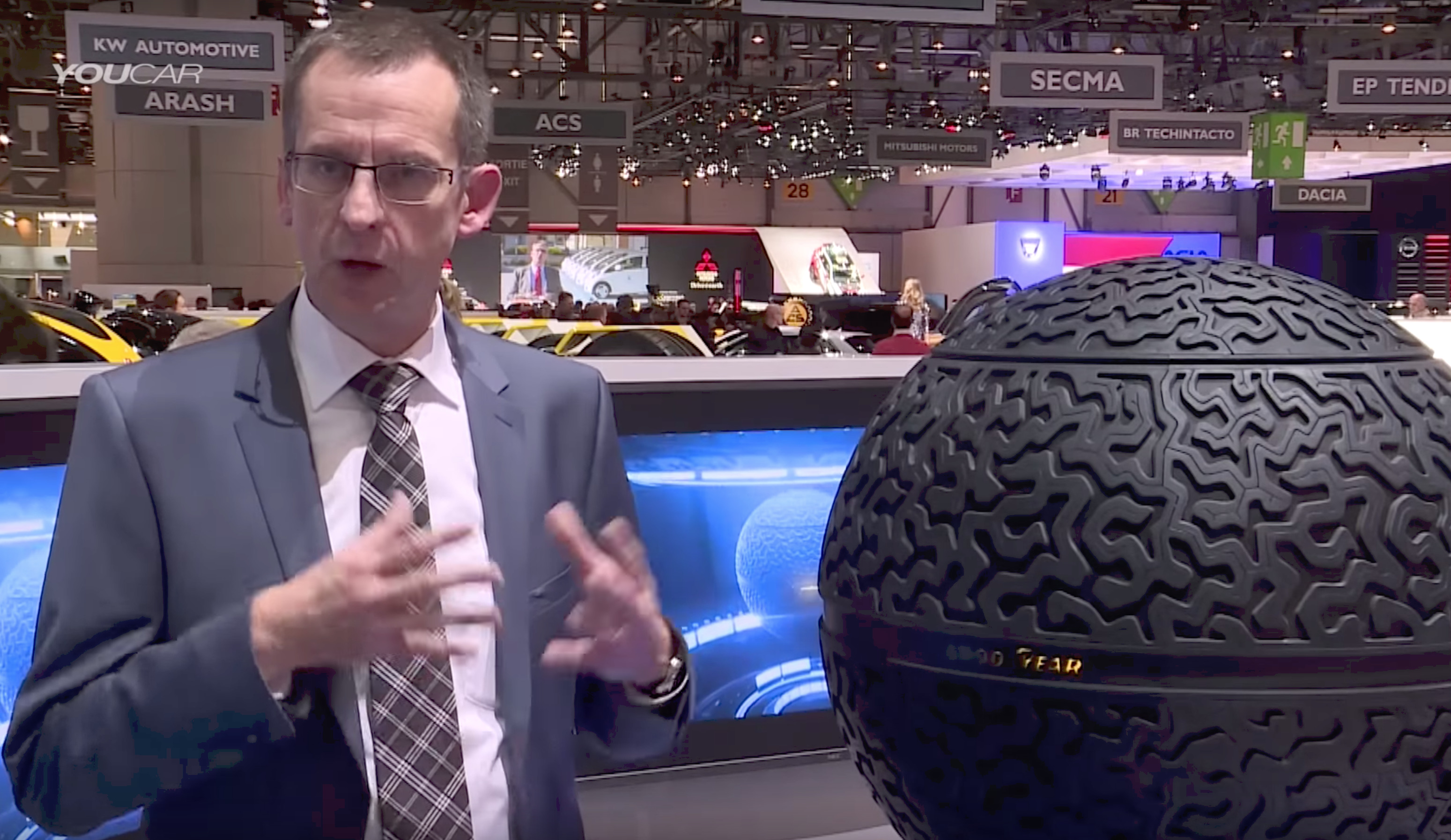 Good Year Presentation of Spherical Tyres