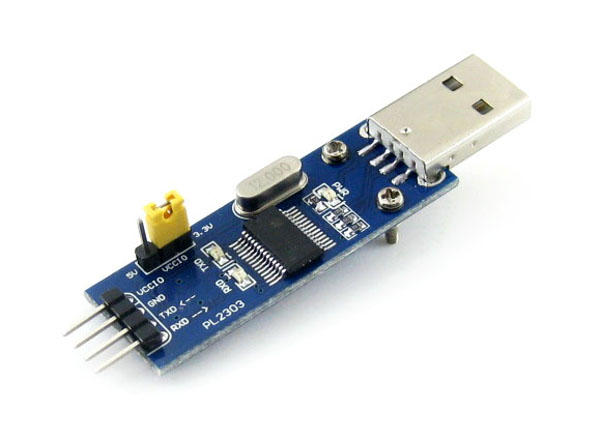 A USB to Serial adapter based on PL2303